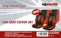 Roadstar Dragon 6 Pc Car Seat Cover Set Red Black 81059C *Out of Stock*
