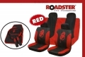 Roadstar Dragon 13 Pc Car Seat Cover Set Red Black 81065C *Out of Stock*