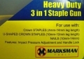 Marksman / Rolson/ Am-Tech Heavy Duty 3 in 1 Staple Gun 68179C *Out of Stock*