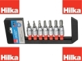 Hilka Pro Craft 7pc 3/8 inch Chrome Vanadium Hex Bit Set 3mm to 10mm HIL2210702 *Out of Stock*