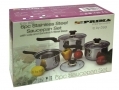 Prima 6-Piece Stainless Steel Saucepan Set 11056C *Out of Stock*