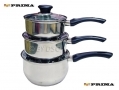 Prima 3 Piece Stainless Steel Cookware Set 16cm 18cm and 20cm 11138C *Out of Stock*