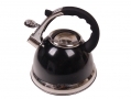 Prima 3.5L Stainless Steel Whistling kettle with Silicone Handle in Black 11173C *Out of Stock*