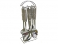 Prima 7 Piece Stainless Steel Kitchen Tool Set with Stand 12025C *Out of Stock*
