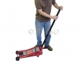 Professional 3 1/2 Ton Low Profile Workshop Trolley Jack with Fast Lift Pedal 1368ERA *Out of Stock*