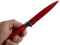 7 Pc Red Waltmann und Sohn Kitchen Knife Set with Rubber Handles 14019C-RED *Out of Stock*