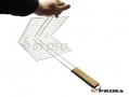 Prima BBQ Rack With Wooden Handle 23 x 21cm 14043C *Out of Stock*