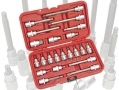 Professional 22 Piece 1/2" Spline, Torx and Hex Bit Socket Set in Blow Moulded Case 1544ERA *Out of Stock*