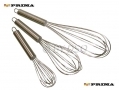Prima 3 Piece Stainless Steel  Balloon Whisks 8\" 10\" and 12\" 18117C *Out of Stock*