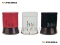 Prima 3 Piece Glass Jar Set with Colour Coating 18154C *Temporarily out of stock* *Out of Stock*