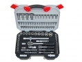 Am-Tech 94 Piece 1/4 and 1/2 Inch Socket Set 10 - 32 mm AMI0640 *Out of Stock*