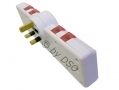 Omega 1 to 4 Way Switched Adapter With Individual Switches (Surge Protected) 21127OM *Out of Stock*
