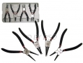 HILKA 4 Piece Circlip Plier Set 7" Inch Internal and External HIL28500004 *Out of Stock*