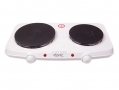 Elpine 2250w Twin Hotplate Thermo Controlled Variable Heat in White 31204C *Out of Stock*