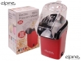 Elpine Electric 1200w Popcorn Maker in Red with Hot Air Technology 31338C *Out of Stock*