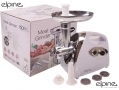 Elpine 1200w Reversible Meat Grinder in White with 3 Stainless Cutting Plates 31351C-1 *Out of Stock*