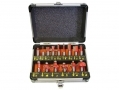 15pc 1/2\" Tungsten Carbide Tipped Router Bit Set in Aluminium Case 58028C *Out of Stock*
