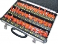 Trade Quality 35 piece 1/2" Router Bit Set with Sealed Bearings in Aluminium Case 58029C *Out of Stock*