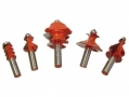 Marksman 5 Pc Quality 1/2\" Router Bits Kit 58055C *Out of Stock*