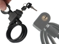 Bicycle Scooter Security Spiral Lock with 2 Keys and Bike Lock Holder 59025C
