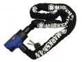 Heavy Duty 1.2m Alarmed Chain Padlock for Bike, Motorbike Security 59096C *Out of Stock*