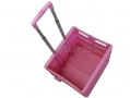 Folding Boot Cart with Telescopic Handle 35Kg Capacity Pink 66198C *Out of Stock*