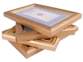 4 Pack 6 x 4 inch Wooden Photo Frames in Gold 6x4BGPH *Out of Stock*