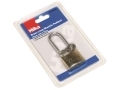 Hilka 40mm Solid Brass Long Padlock Fully Hardened Shackle with 3 Keys HIL70720040 *Out of Stock*