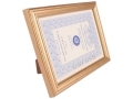 4 Pack 7 x 5 inch Wooden Photo Frames in Gold 7x5BGPH *Out of Stock*