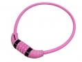 Loop Combination Bike Lock 650mm Pink 81195C *Out of Stock*