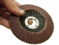 Trade Quality 115mm - 4 1/2\" inch 40 Grit Sanding Flap Disc (10 pack) AB010 *Out of Stock*
