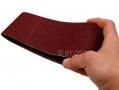 Trade Quality 3 Pack 75mm x 533mm 60 Grit 80 Grit and 100 Grit Sanding Belts for Belt Sanders  AB095 *Out of Stock*