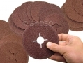 Trade Quality 50 Piece 36 Grit 115mmm Fibre Sanding Discs AB148 *Out of Stock*