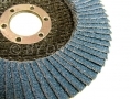 Trade Quality (10 Pack) 36 Grit 115 x 22mm Zirconium Sanding Flap Disc AB153