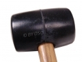 AM-Tech Trade Quality 12 inch 16oz Rubber Mallet with Wooden Handle AMA1600 *Out of Stock*