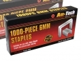 Am-Tech 1000PC 6mm Staples AMB3771 *Out of Stock*