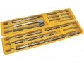 Am-Tech Professonal 12 Pc SDS Chisel and Drill Bit Set 5 - 20mm AME0670 *Out of Stock*