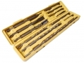 Am-Tech Professonal 12 Pc SDS Chisel and Drill Bit Set 5 - 20mm AME0670 *Out of Stock*