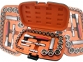 Am-Tech 30 Piece 1/4 inch and 3/8 inch Drive Socket Set AMI0380 *Out of Stock*