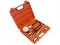Am-Tech 5 Pc. Petrol Engine Compression Tester 16 and 21 Spark Plugs 0-300lbs Gauge AMJ2900 *Out of Stock*