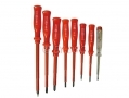 8 Piece Insulated Screwdriver and Mains Tester Set TUV and GS Approved to 1000v SD193 *Out of Stock*