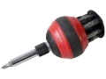 Am-Tech Ball Grip Ratchet Screwdriver with 8 Bits AML1255 *Out of Stock*