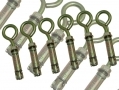 Am-Tech 6pc Close Hook Rawl Type Expansion Bolts Size 8mm Zinc Coated AMS5965 *Out of Stock*