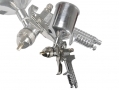 Am-Tech Gravity Feed Detailing Spray Gun with 3 Built in Regulators High Pressure Spray Gun AMY1150 *Out of Stock*