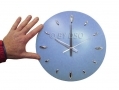 Apollo Stylish Coloured Splash Dome Kitchen Wall Clock in Blue AP7024 *Out of Stock*