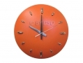 Apollo Stylish Coloured Splash Dome Kitchen Wall Clock in Peach AP7024 *Out of Stock*