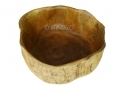 Apollo 30cm Hand Crafted Burr Wood Fruit Bowl Cracked Side AP7102-RTN1 (DO NOT LIST) *Out of Stock*