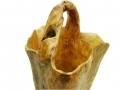 Apollo Hand Carved Burr Wood Umbrella Holder Hole and Crack on Side AP7111-RTN3 (DO NOT LIST) *Out of Stock*