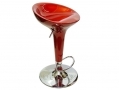 Apollo Pair of Hydraulic Bar Stools Bombo Style in Red AP8206 *OUT OF STOCK*