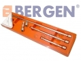BERGEN Professional 5 Piece 3/8\" Dr Wobble Extension Bar Set BER4009 *Out of Stock*